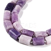 Natural Lepidolite Beads Strands G-M403-B35-03-4