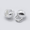 925 Sterling Silver Bead Tips Knot Covers STER-K171-48S-1