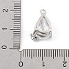 Brass Micro Pave Cubic Zirconia Pendants LS-KK-K371-40A-P-3