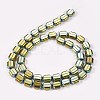 Electroplate Non-magnetic Synthetic Hematite Beads Strands G-P367-J-03-1