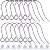 20Pcs 316 Surgical Stainless Steel Earring Hooks STAS-BBC0008-56-7