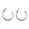 304 Stainless Steel Clip on Nose Ring Findings X-STAS-P326-02P-2