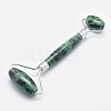 Natural Ruby in Zoisite Brass Face Massager MRMJ-G008-03P-1