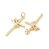 Rack Plating Brass Pendants LS-KK-C004-05G-3