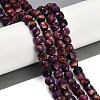 Natural Tiger Eye Dyed Beads Strands G-H028-A01-07-4