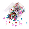 Spray Painted Glass Beads GLAA-TA0001-03-2