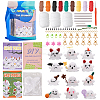 1 Set Halloween Theme DIY Ghost Knitting Kits for Beginners DIY-SC0026-51-1