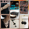 130Pcs 4 Style Natural Obsidian Beads Strands G-PH0002-48-6