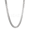 Non-Tarnish 201 Stainless Steel Curb Chain Necklaces NJEW-Q336-06A-P-1