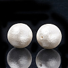 Compressed Cotton Pearl Beads WOVE-S114-6mm-13-1