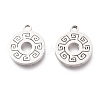 201 Stainless Steel Charms STAS-A047-07P-1