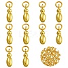 10Pcs Rack Plating Brass Pendants KK-SZ0002-55G-I-1