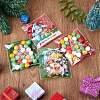 400Pcs 4 Styles Self-Adhesive Christmas Candy Bags sgJX059A-5