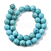 Natural Magnesite Beads Strands G-P598-E-12mm-05-3