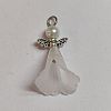Angel Frosted Acrylic Pendants PALLOY-TAC0044-01-1