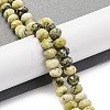 Natural Yellow Turquoise(Jasper) Beads Strands G-K380-A47-01-2