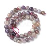 Natural Cherry Blossom Tourmaline Beads Strands G-Q1001-A04-02-2