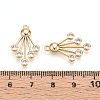 Brass Micro Pave Cubic Zirconia Pendants KK-N262-107B-G-3