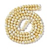 Baking Paint Glass Bead Strands GLAA-H031-01A-03-3