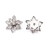 Acrylic Rhinestone Flower Flat Back Cabochons RSB027-06-2