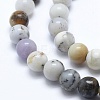 Natural White African Opal Beads Strands G-E472-02-10mm-3