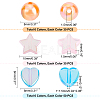 690Pcs 18 Style Transparent Acrylic Beads TACR-PH0001-40-5