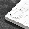 Anti-Tarnish Rhodium Plated 925 Sterling Silver Minimalist Wave Finger Ring for Women JR873A-2