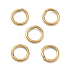 Ion Plating(IP) 304 Stainless Steel Open Jump Rings X-STAS-M081-02G-01-1