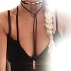 Wool Cord Choker Layered Necklaces NJEW-N0065-010B-5