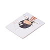 Rectangle Paper Earring Display Card with Hanging Hole CDIS-C004-01B-4