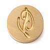 Golden Tone Brass Letter Stamps LS-KK-R005-01P-1