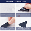  9 Sheets Self-Adhesive Nylon Repair Patches DIY-NB0006-10-3