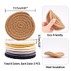 Cotton Thread Weave Hot Pot Holders DIY-NB0003-20-2