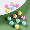 Opaque Acrylic Beads X-MACR-S370-C10mm-M1-6