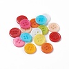 Acrylic Sewing Buttons BUTT-E076-E-M-1