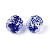 Handmade Foil Lampwork Beads Strands FOIL-T008-01B-3