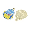 Alloy Enamel Pendants ENAM-L055-01E-02-2