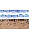 Transparent Glass Beads Strands GLAA-T028-15T-03-4