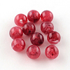 Round Imitation Gemstone Acrylic Beads OACR-R029-8mm-09-1