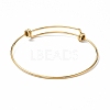Ion Plating(IP) Adjustable 304 Stainless Steel Bangles Making X-MAK-F286-01G-3