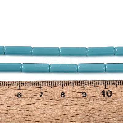 Opaque Solid Color Glass Beads Strands GLAA-N070-01A-C03-1