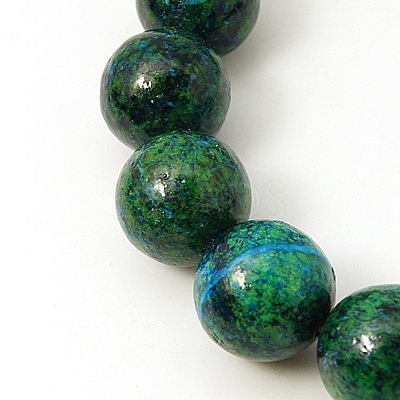 Synthetic Chrysocolla Beads Strands X-G-L529-B01-4mm-1