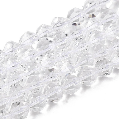 Synthetic Quartz Crystal Beads Strands G-Z119-A42-01-1