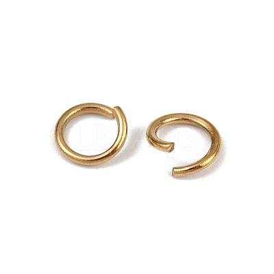 304 Stainless Steel Open Jump Rings X-STAS-Z137-01G-06-1