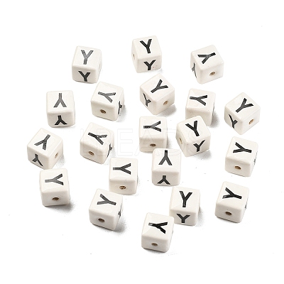 20Pcs Porcelain Beads PORC-FS0001-08Y-1
