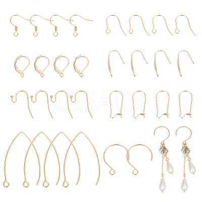 304 Stainless Steel Earring Hooks STAS-UN0001-34G-1