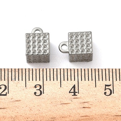 304 Stainless Steel Pendant Rhinestone Settings STAS-C148-05P-1