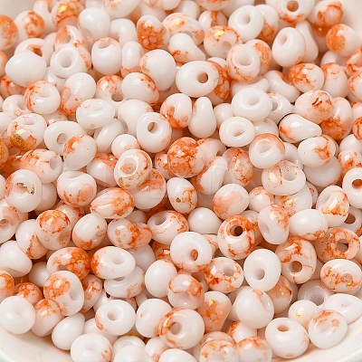 Baking Paint Glass Seed Beads SEED-F006-01A-10-1
