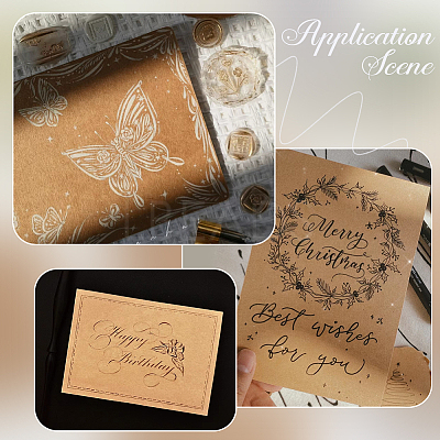 Blank Paper Card DIY-WH20058-03B-1