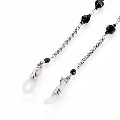 Eyeglasses Chains AJEW-L077-01B-1